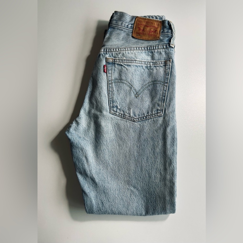 Levi's Women's High Rise Washed Denim Jeans - Pale Blue